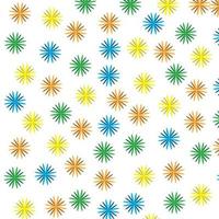 Flower Pattern Template vector