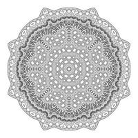 hermoso vector de mandala para el diseño