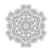 beautiful line art mandala vector for design