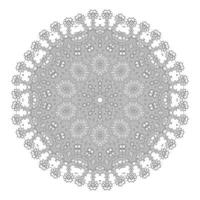 beautiful line art mandala design vector