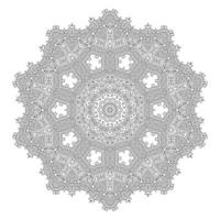 beautiful line art mandala vector for design