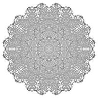 beautiful line art mandala design vector