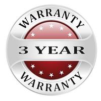 Warranty badge vector