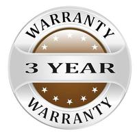 Warranty badge vector