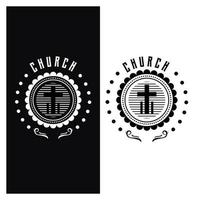 church logo design vector