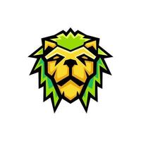 león mascota e deporte logo vector