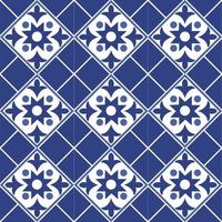 Old Ceramic Tiles Patterns Seamless vector