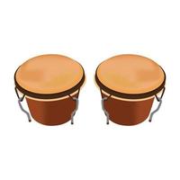 bongo drums art illustration vector