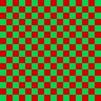 Checkered seamless red green pattern background, Christmas colors. Tablecloth pattern. vector