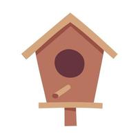 Bird house. Hand Drawn Spring Icons. vector