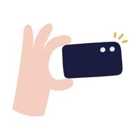 Take a Photo. Hand Drawn Doodle Icon. vector