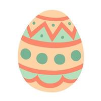 Easter Egg. Hand Drawn Spring Icons. vector