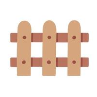 Fence. Hand Drawn Spring Icons. vector
