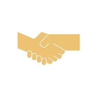 this is a shaking hands icon vector