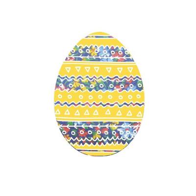 Image of an egg with floral ornament