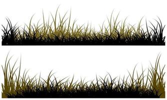 dry grass, dead grass vector