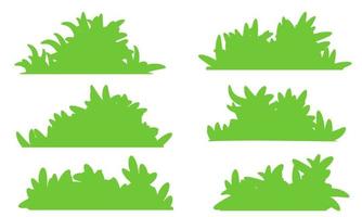 flat bush, hand drawn bush vector