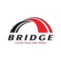 bridge abstract logo vector