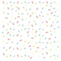 Confetti texture background vector