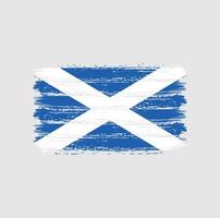 Scotland Flag Brush Strokes. National Flag vector