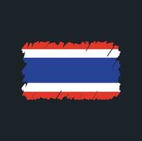 Thailand Flag Brush vector