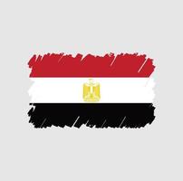 Egypt Flag Brush vector