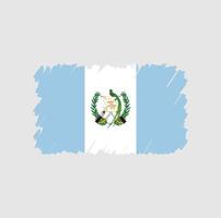 cepillo de bandera de guatemala vector