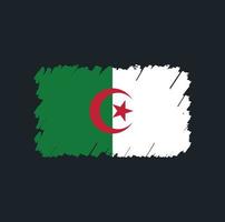 Algeria Flag Brush vector