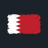 Bahrain Flag Brush vector