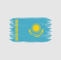 Kazakhstan Flag Brush. National flag vector