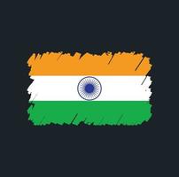 India Flag Brush vector