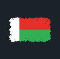 Madagascar Flag Brush vector