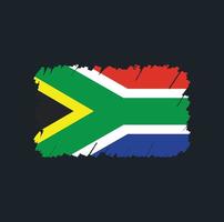 South Africa Flag Brush vector