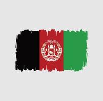 Afghanistan Flag Brush Strokes. National Flag vector