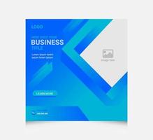 Editable free business social media post banner abstract blue gradient ideas packages template design.Suitable fo vector apps social media and web internet ads commercial marketing template design.