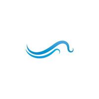 Wave icon logo design vector