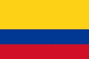 Flag Of Colombia vector