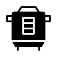 Rice Cooker With Solid icon suitable for House Icon Set vector