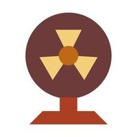 Fan with flat icon suitable for House icon set vector