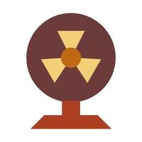 Fan with flat icon suitable for House icon set vector