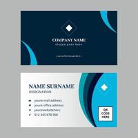 PrintModern presentation card vector business card template visiting card for business use and personal use