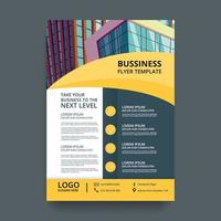 Creative corporate business marketing flyer template vector