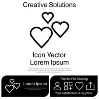 Love Icon Vector EPS 10