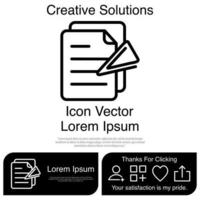 Best Document Icon Vector EPS 10