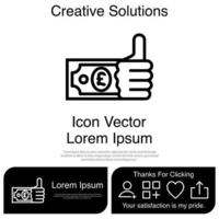 Up Investment Icon Vector EPS 10