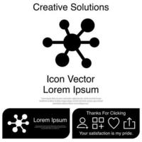 Atom Icon Vector EPS 10