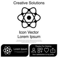 Atom Icon Vector EPS 10