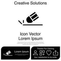 Eraser Icon Vector EPS 10