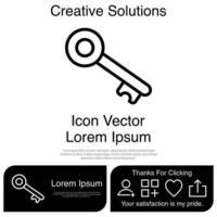 Key Icon Vector EPS 10