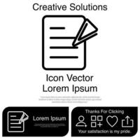 Best Document Icon Vector EPS 10